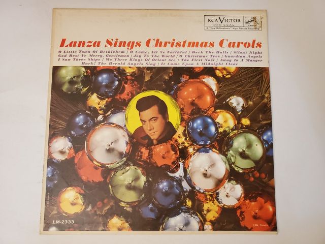 Mario Lanza Lanza Sings Christmas Carols vinyl record