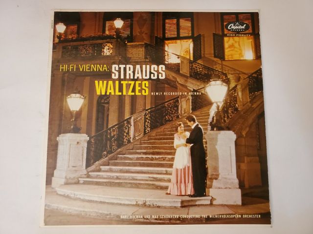 Karl Hoeman and Max Sch?nherr conducting the Wienervolksopern Orchester Hi-Fi Vienna: Strauss Waltzes vinyl record