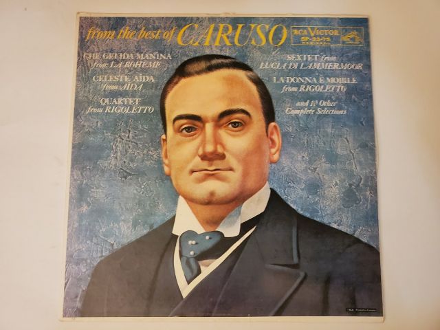 Enrico Caruso From the Best of Caruso vinyl record