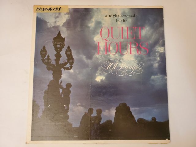 101 Strings Orchestra In the Quiet Hours vinyl record