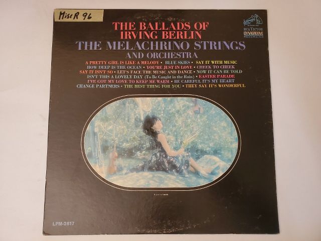 The Melachrino Strings and Orchestra The Ballads of Irving Berlin vinyl record