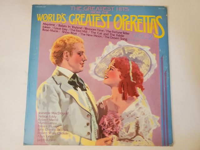 Various Artists The Greatest Hits from the World's Greatest Operettas Vol. 2 vinyl record