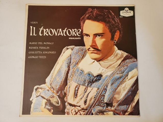 Giuseppe Verdi Il Trovatore Highlights vinyl record