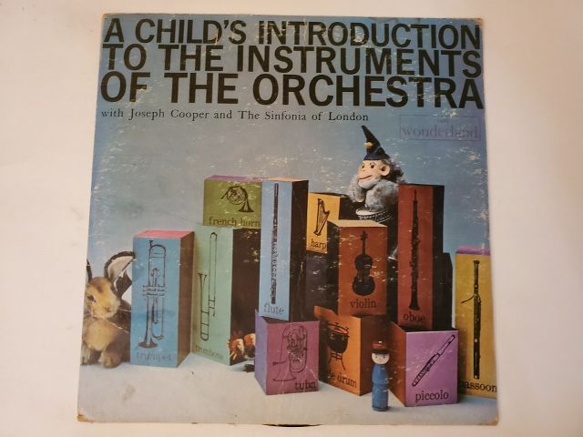 Joseph Cooper and The Sinfonia of London A Child's Introduction to the Instruments of the Orchestra vinyl record