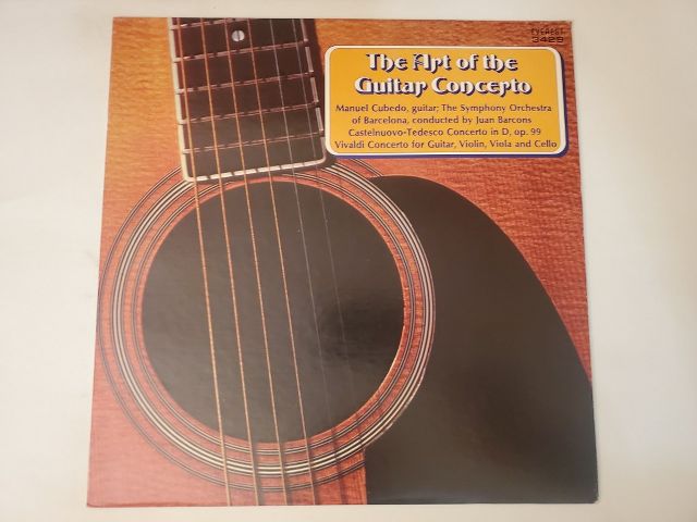 Manuel Cubedo The Art of the Guitar Concerto vinyl record
