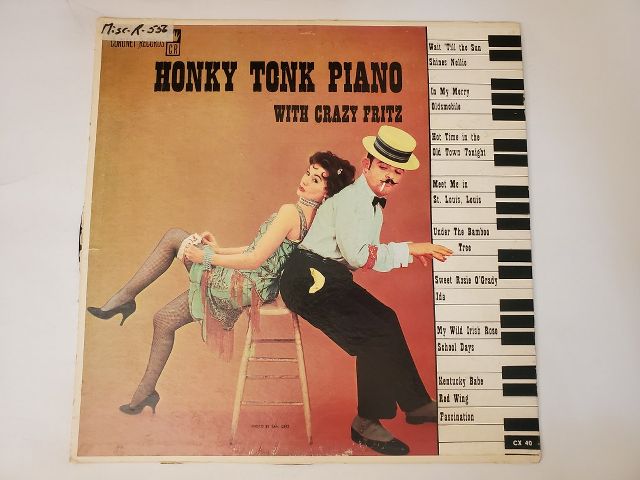 Crazy Fritz Honky Tonk Piano vinyl record