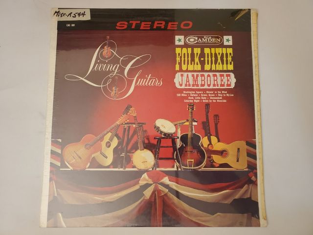 Living Guitars Folk-Dixie Jamboree vinyl record