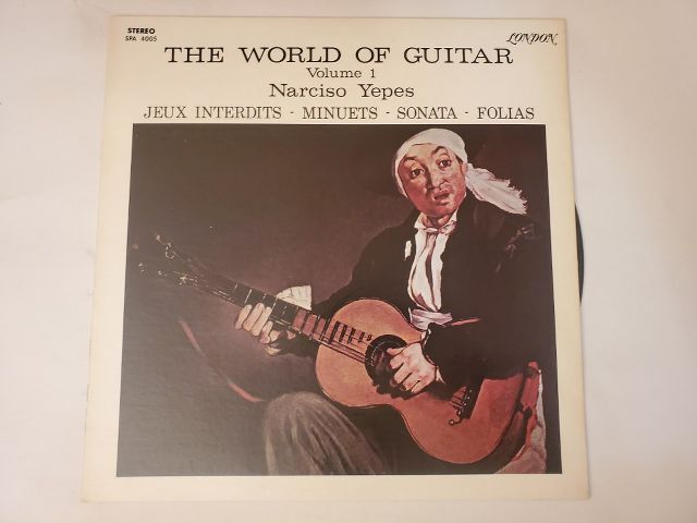Narciso Yepes The World of Guitar Volume 1 vinyl record