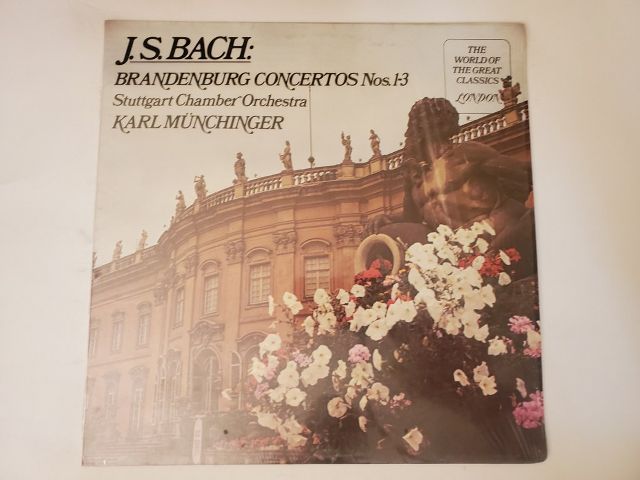 J.S. Bach Brandenburg Concertos Nos. 1-3 vinyl record