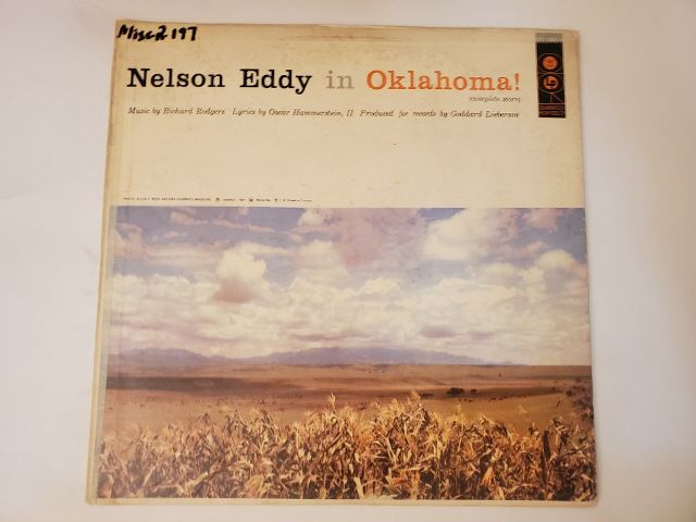 Nelson Eddy Oklahoma vinyl record