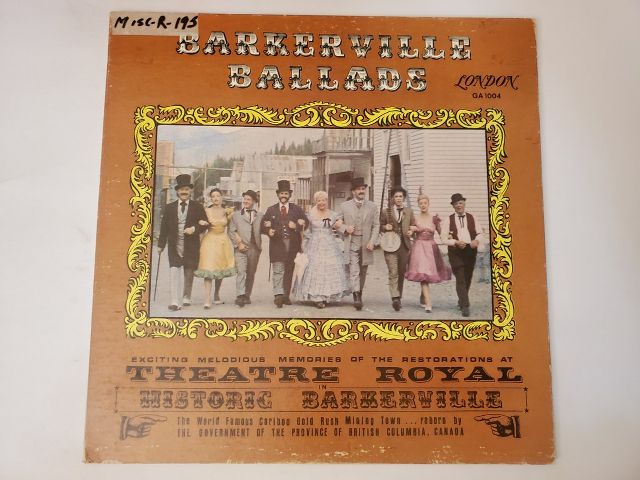 Unknown Barkerville Ballads vinyl record