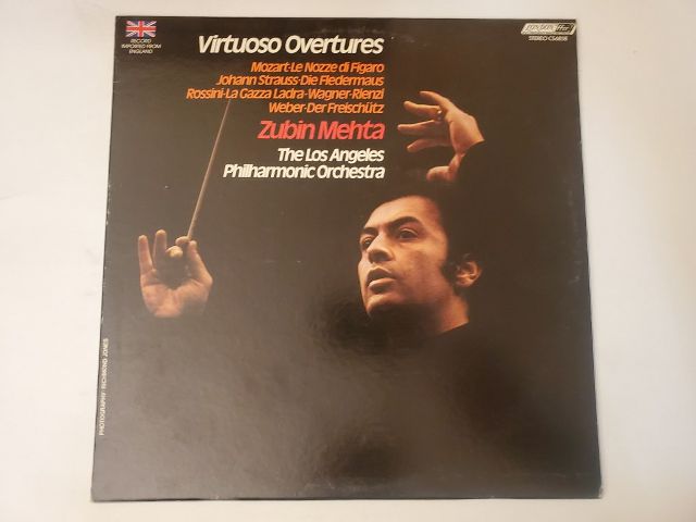 Zubin Mehta Virtuoso Overtures vinyl record