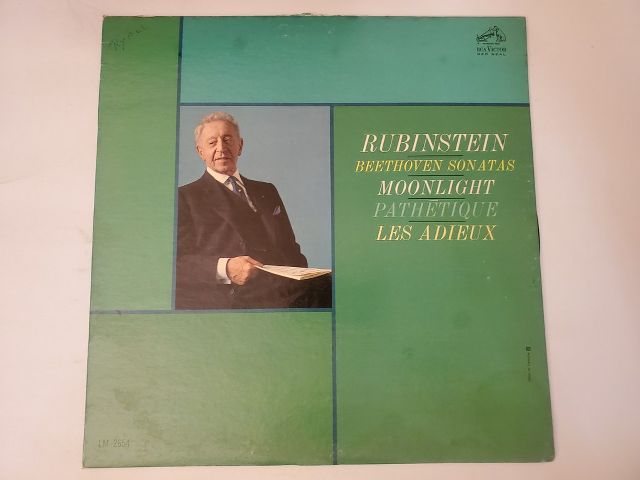 Artur Rubinstein Beethoven Sonatas: Moonlight, Path?tique, Les Adieux vinyl record