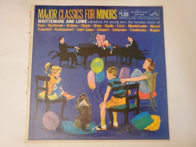 Whittemore and Lowe Major Classics for Minors vinyl record