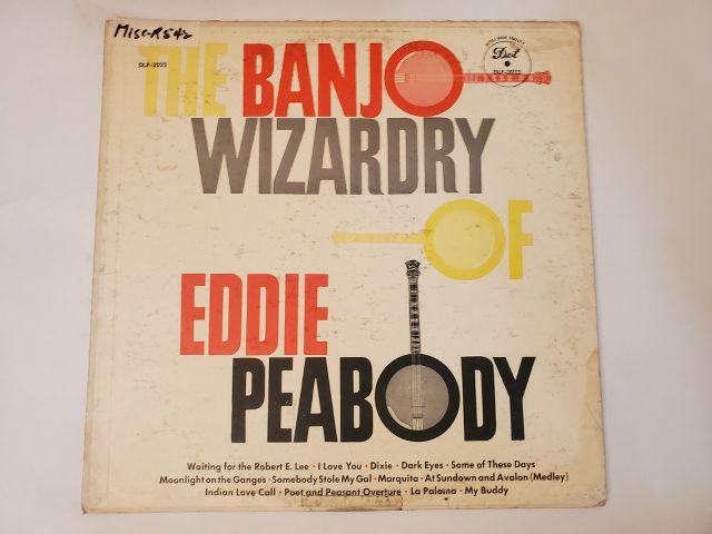 Eddie Peabody The Banjo Wizardry of Eddie Peabody vinyl record