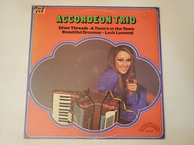 Accordeon Trio Silver Threads - A Tavern in the Town - Beautiful Dreamer - Loch Lomond vinyl record