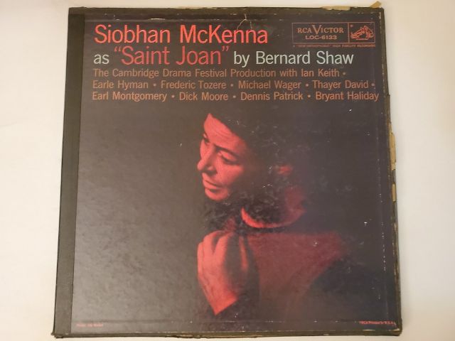 Siobhan McKenna Saint Joan vinyl record