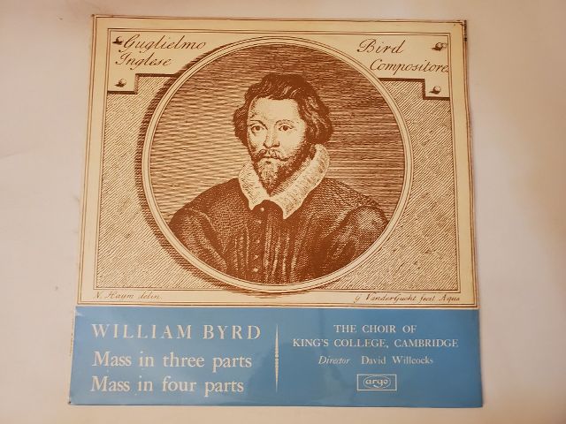 William Byrd Mass in Three Parts / Mass in Four Parts vinyl record