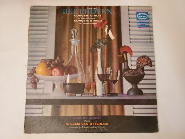 Cor de Groot (Pianist), Willem van Otterloo (Conductor) Beethoven Concerto No. 1 and Concerto No. 2 vinyl record