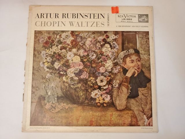 Artur Rubinstein Chopin Waltzes vinyl record