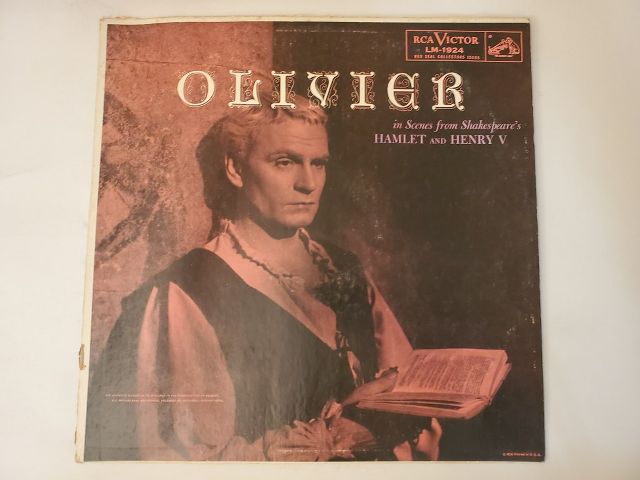 Olivier Scenes from Shakespeare's Hamlet and Henry V vinyl record