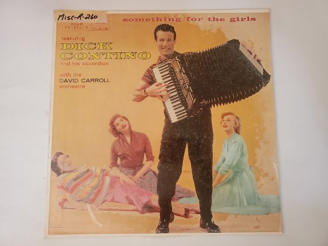 Dick Contino Something for the Girls vinyl record