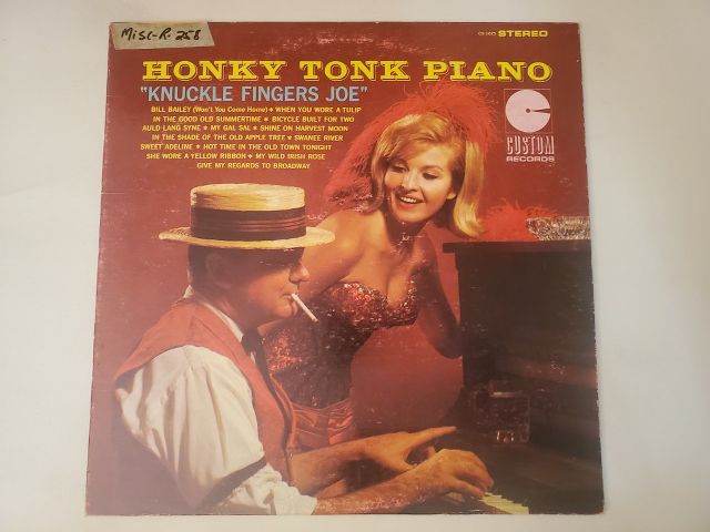 Knuckle Fingers Joe Honky Tonk Piano vinyl record