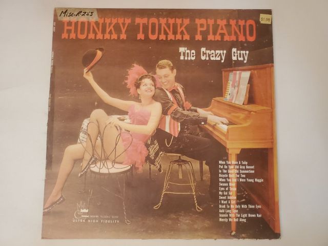 The Crazy Guy Honky Tonk Piano vinyl record