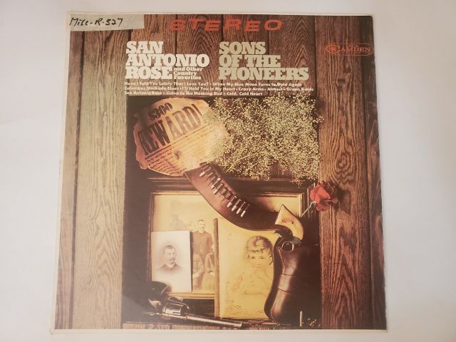 Sons of the Pioneers San Antonio Rose and Other Country Favorites vinyl record