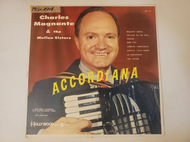 Charles Magnante & the Mullen Sisters Accordiana vinyl record