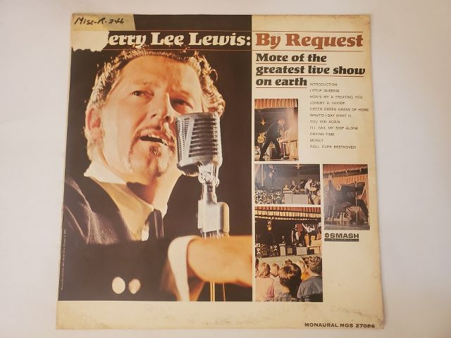 Jerry Lee Lewis By Request: More of the Greatest Live Show on Earth vinyl record