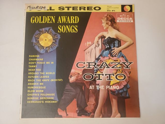 Crazy Otto Golden Award Songs vinyl record