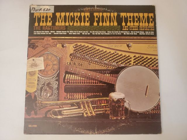 The Ragtimers The Mickie Finn Theme and Other Favorites vinyl record