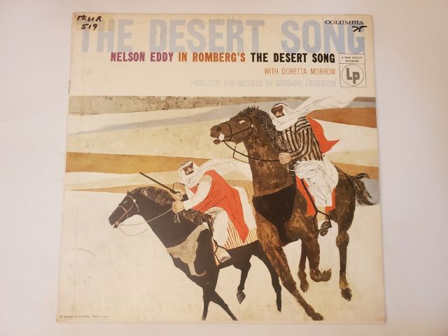 Nelson Eddy The Desert Song vinyl record