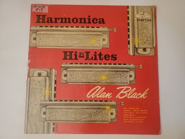 Alan Black Harmonica Hi Fi Lites vinyl record