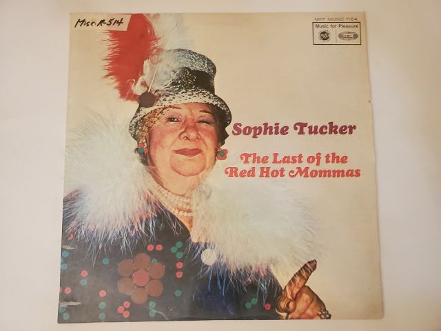 Sophie Tucker The Last of the Red Hot Mommas vinyl record