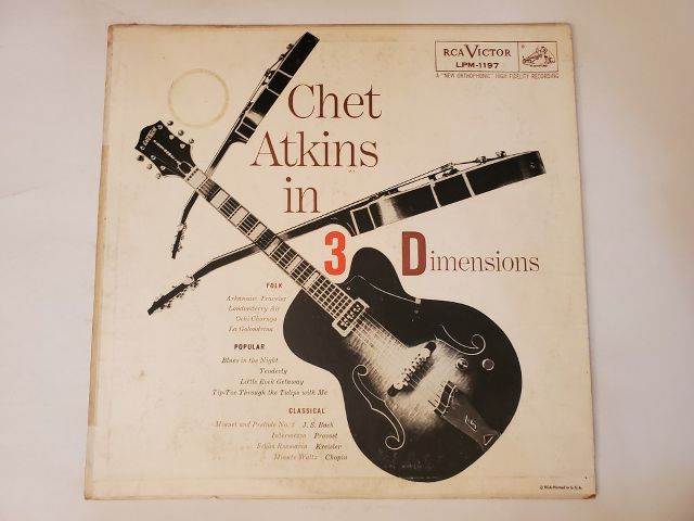 Chet Atkins In 3 Dimensions vinyl record