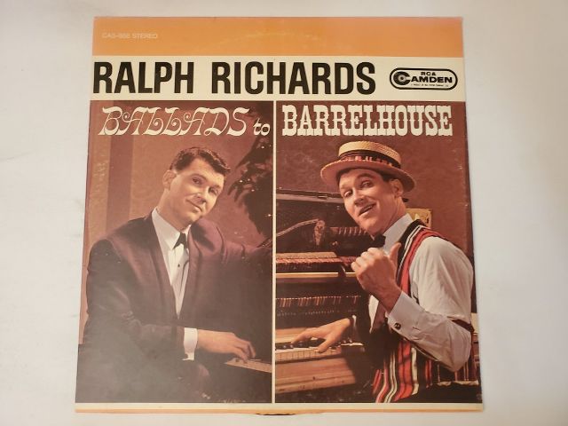 Ralph Richards Ballads to Barrelhouse vinyl record