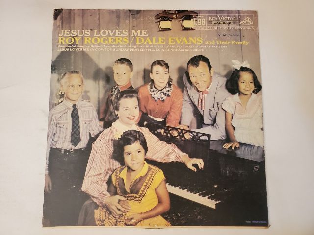 Roy Rogers / Dale Evans Jesus Loves Me vinyl record