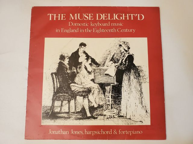 Jonathan Jones The Muse Delight'd vinyl record