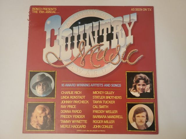 Various Artists Academy of Country Music Awards vinyl record