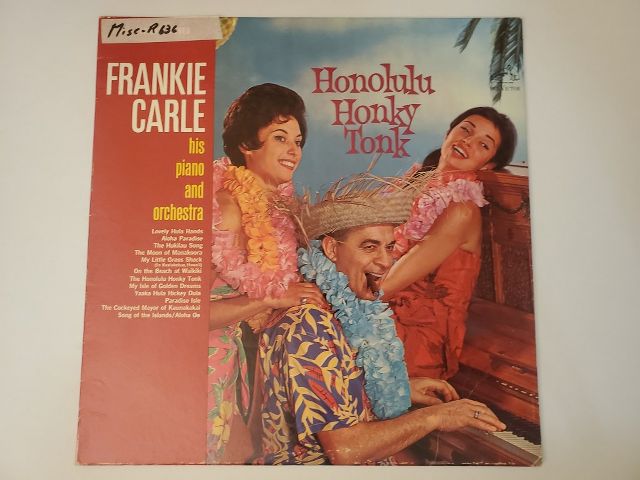 Frankie Carle Honolulu Honky Tonk vinyl record