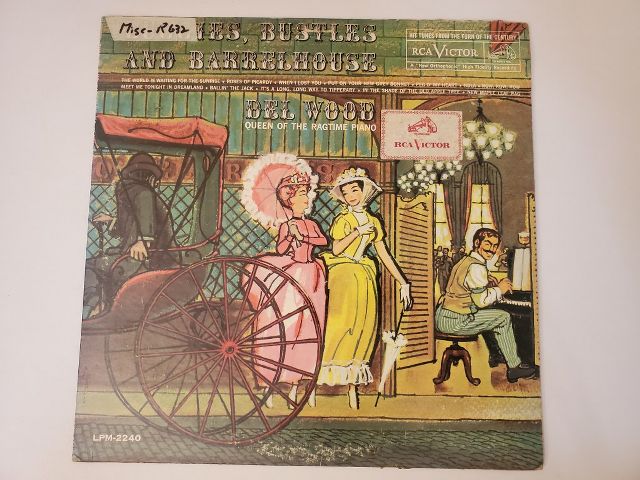 Del Wood Rags, Bustles, and Barrelhouse vinyl record