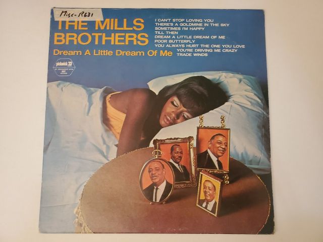 The Mills Brothers Dream a Little Dream of Me vinyl record