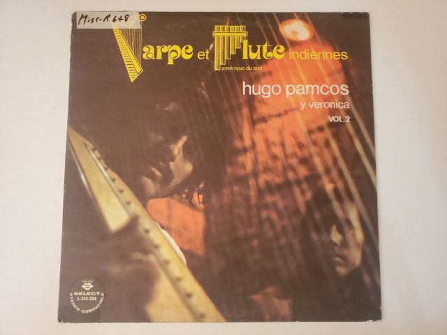 Hugo Pamcos y Veronica Harpe et Flute Indiennes Vol. 2 vinyl record