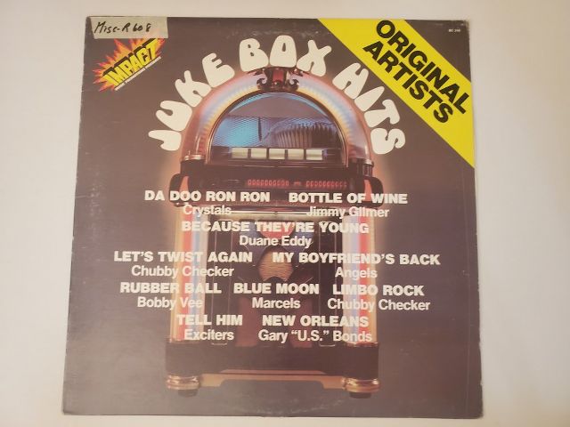Various Artists Juke Box Hits vinyl record