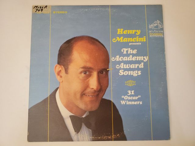 Henry Mancini The Academy Award Songs vinyl record