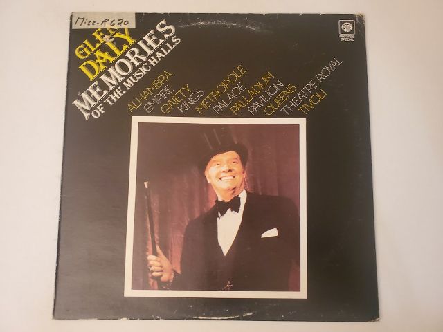 Glen Daly Memories of the Music Halls vinyl record