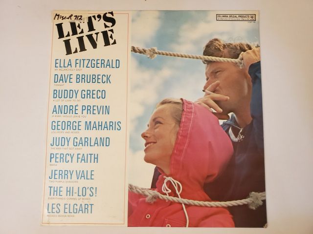Various Artists Let's Live vinyl record