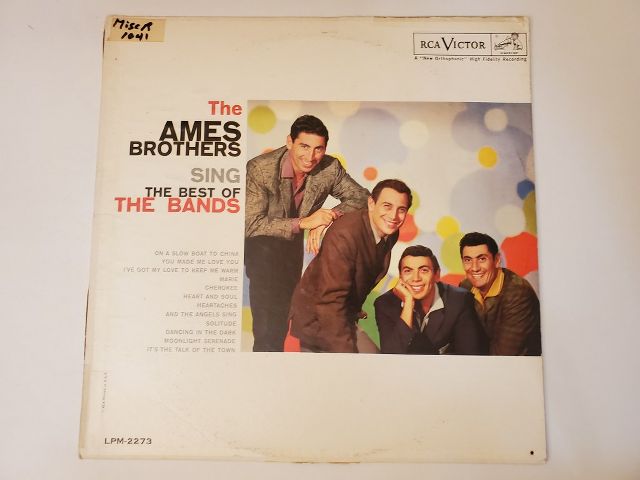 The Ames Brothers Sing The Best of The Bands vinyl record